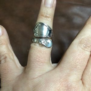 Vintage Silver Oneida Spoon Ring Size 6